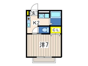 ブル－ム笠間の物件間取画像